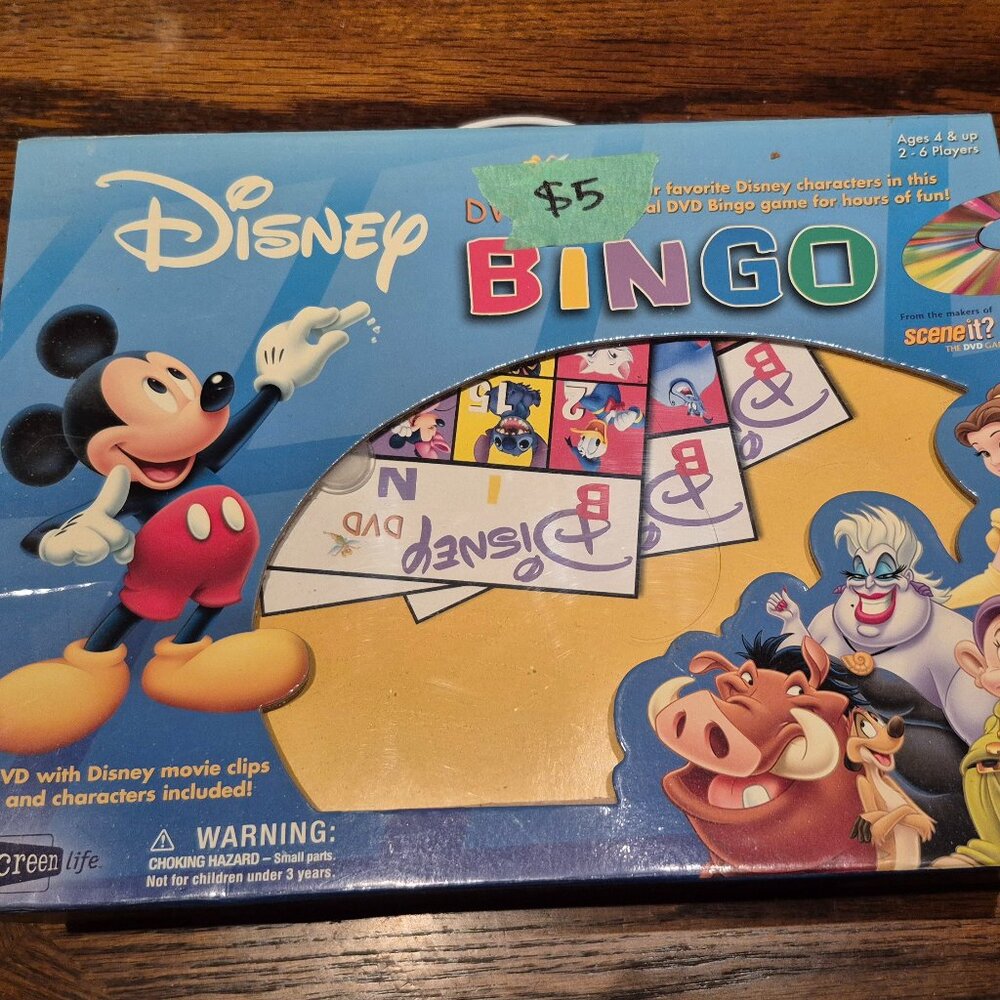 Disney Bingo Board Game